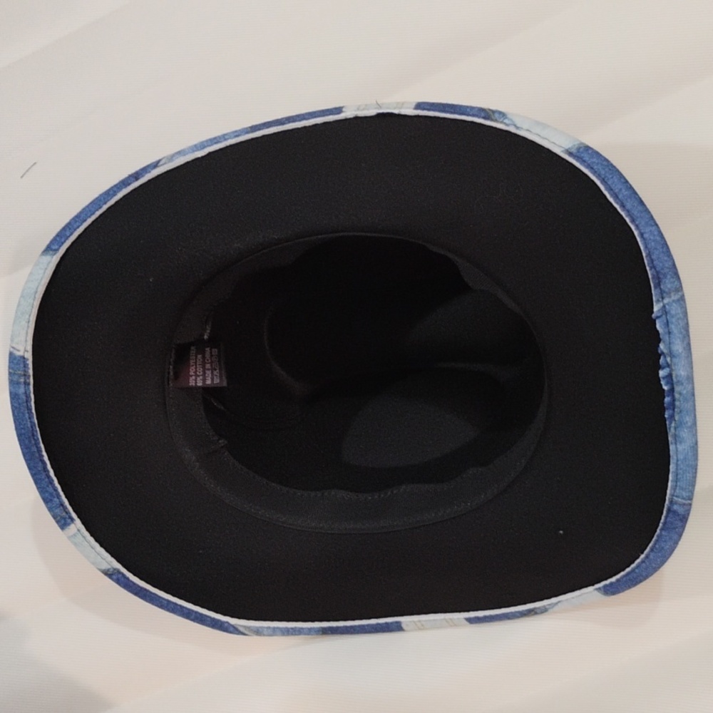 Denim Patchwork Cowboy Hat - Picture 5 of 5